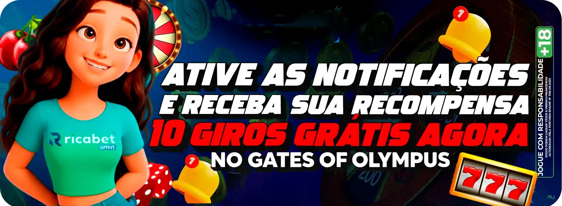 Imagem promocional da 76j mostrando a plataforma e suas vantagens